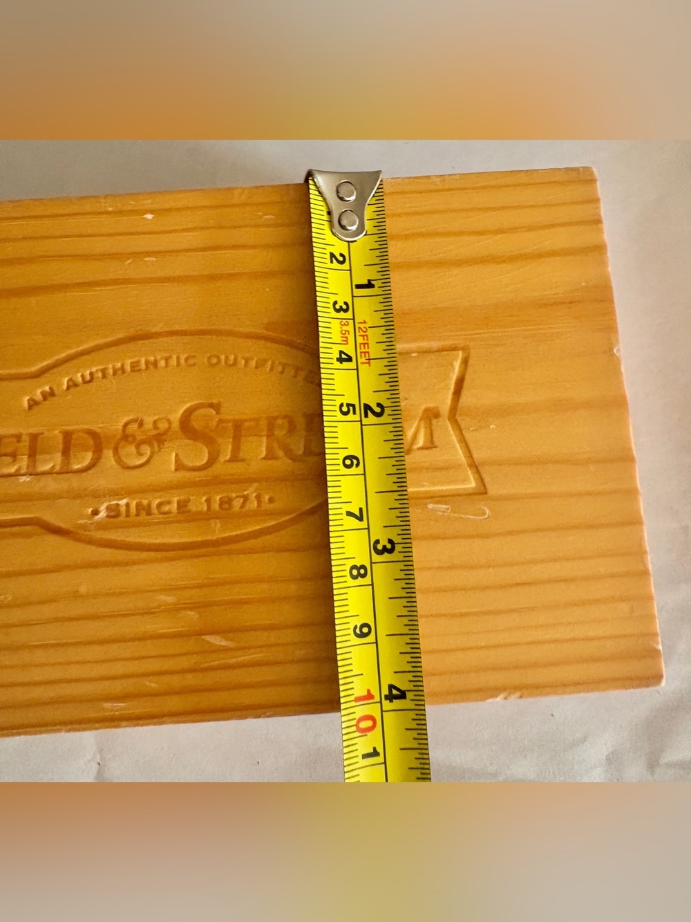 Field & Stream Rustic Wooden Storage Box - Picture 9 of 10